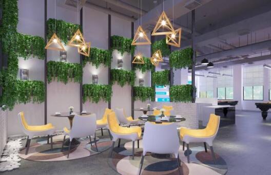 辦公室休息區的綠化裝飾非常重要