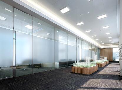 青島資產管理公司辦公室現代簡約裝修