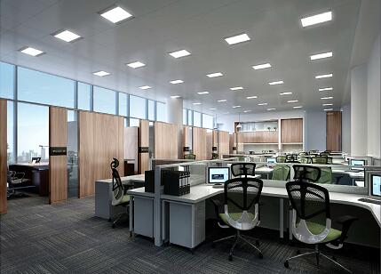 青島資產管理公司辦公室現代簡約裝修